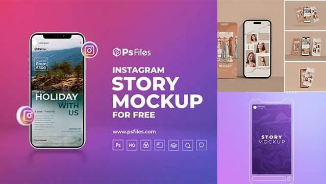 3100+ Instagram Story Mockup Free High Resolution