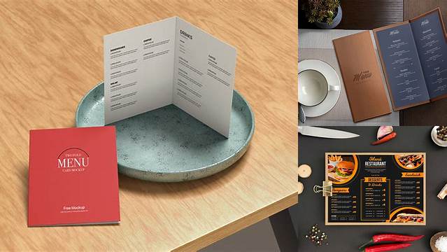 3103+ Menu Mock Ups Smart Object Free Photoshop File