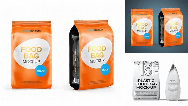 3104+ Plastic Food Bag PSD Mockup Download Customizable PSD