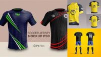 3106+ Soccer Jersey Mockup Psd Free Easy Editable