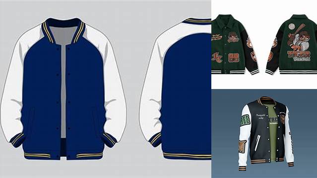 3108+ Mock Up Jaket Varsity Free PSD