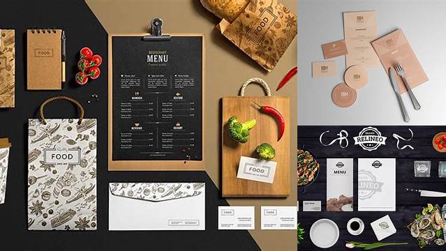 3109+ Restaurant Branding Mockup Advanced Photoshop Template