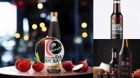 3111+ Soy Sauce Bottle Mockup Free Professional PSD Template