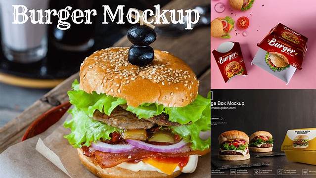 3113+ Burger Mockup Free Easy to Use PSD