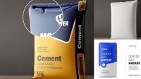 3114+ Cement Bag Mockup Free Download Free PSD