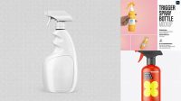 3114+ Trigger Spray Bottle Mockup Free Modern Design PSD