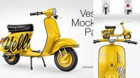 3115+ Vespa Mockup Premium Quality Freebie