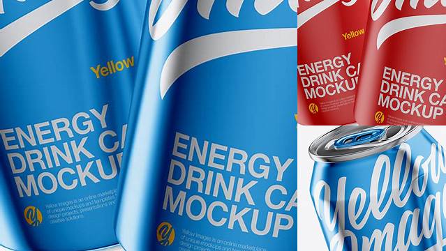 3116+ Two Metallic 330ml Aluminium Cans PSD Mockup Advanced Photoshop Template