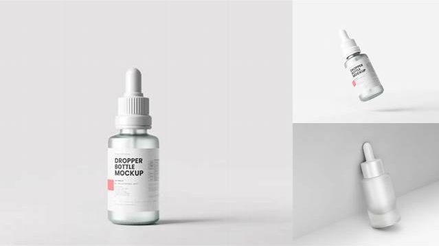 3123+ Frosted Glass Dropper Bottle Exclusive Free Creative Mockup File