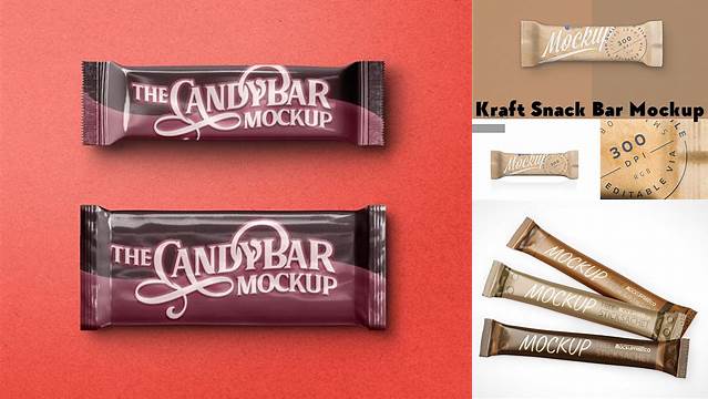 3124+ Kraft Candy Bar PSD Mockup Creative PSD Resources