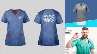 3124+ Medical Scrubs Mockup Free Download Free