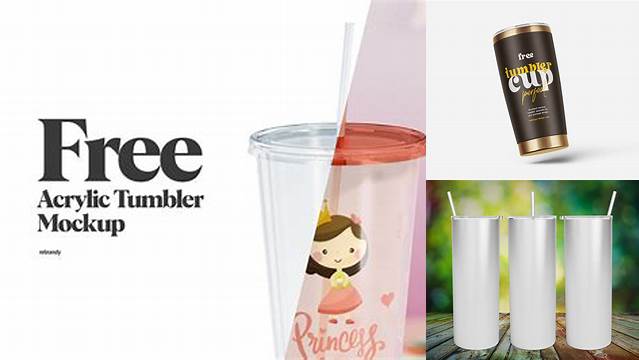 3134+ Acrylic Tumbler Mockup Free Download Free