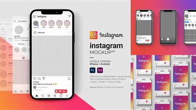 3138+ Instagram Mockup Generator Fully Customizable Photoshop Freebie