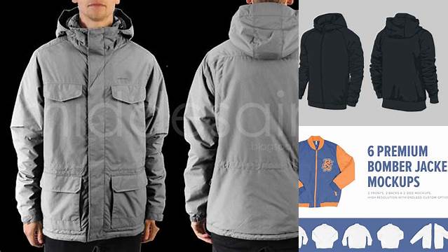 3142+ Mockup Jaket Parasut Cdr Download PSD Now