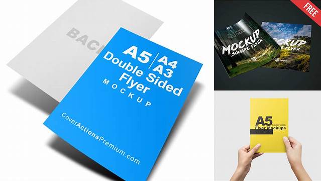 3146+ Double Sided Flyer Mockup Exclusive Free Photoshop Mockup