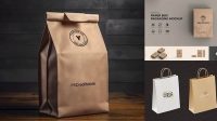 3148+ Kraft Soap Bag PSD Mockup Editable Photoshop Template Freebie