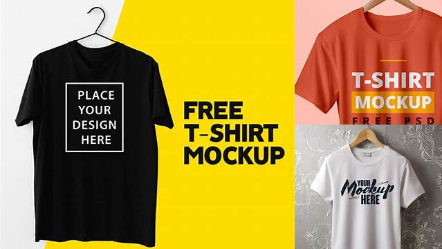 3148+ Mockup Tshirt Cdr Premium PSD Freebie