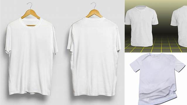 3151+ Mockup Kaos Polos Putih Depan Belakang Free Mockup PSD