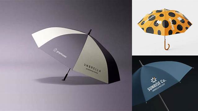 3168+ Glossy Umbrella PSD Mockup Editable Photoshop Template Freebie