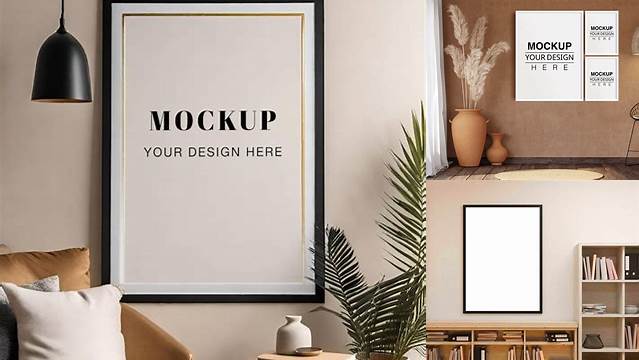 3170+ Free Wall Art Images Exclusive Layered PSD Mockup