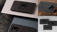 3175+ Spot Gloss Business Card Mockup Premium PSD Freebie