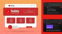 318+ Youtube Channel Mockup Smart Object PSD