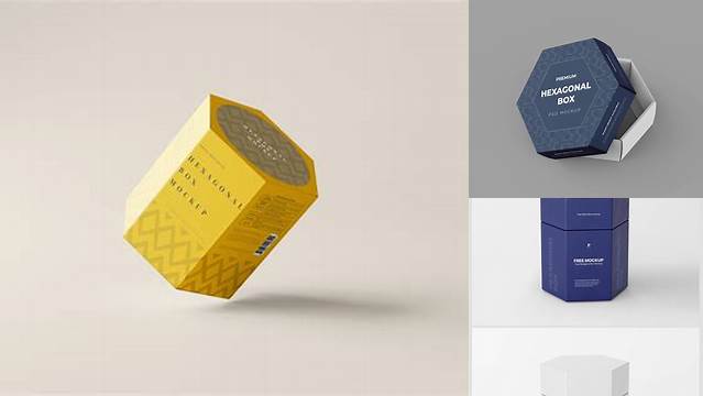 3183+ Hexagon Box Mockup Psd Free Premium Design Freebie