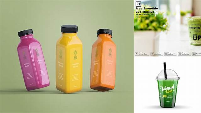 3185+ Smoothie Mockup Free Download Premium Free PSD