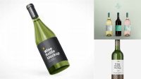 3189+ Antique Green Wine Bottle PSD Mockup Free Graphic Mockup PSD