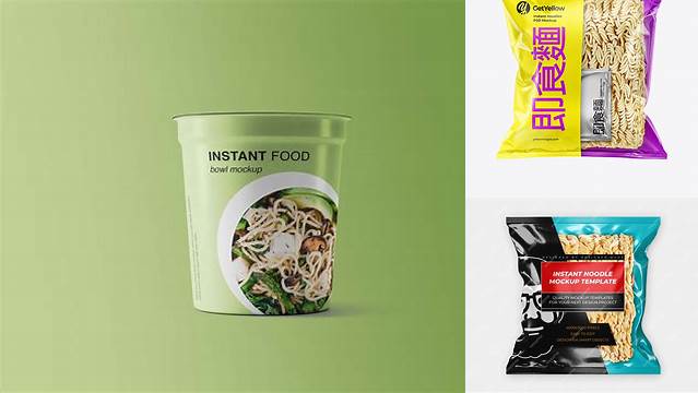 3199+ Instant Noodle Mockup Free Download Free