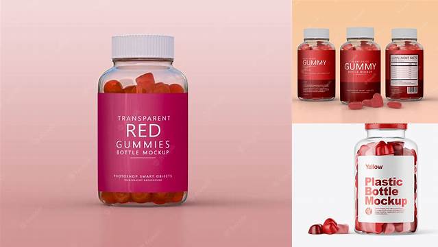 3204+ Gummies Mockup Free Stylish Free PSD