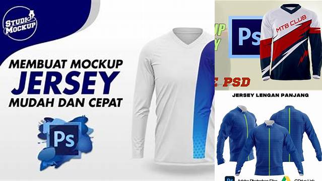 3204+ Mockup Jersey Lengan Panjang Creative PSD Templates