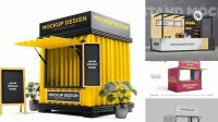 3209+ Food Stand Mockup Free Easy Editable