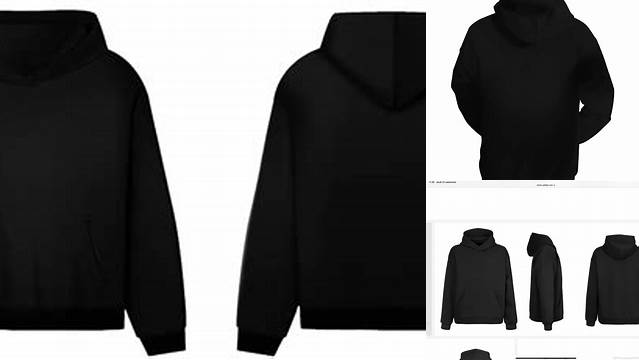 3210+ Template Hoodie Hitam Polos Include TIFF