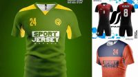 3213+ Mentahan Desain Jersey Futsal High-Quality Editable PSD