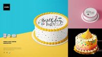 3224+ Birthday Cake Mockup Creative Free Photoshop Template