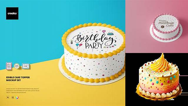 3224+ Birthday Cake Mockup Creative Free Photoshop Template