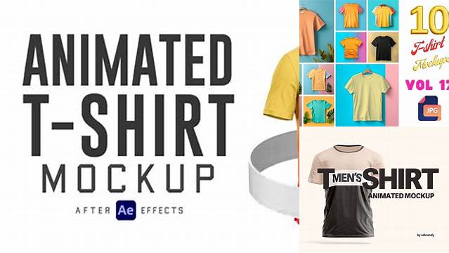 3228+ T-shirt Animated Mockup Best for Showcase