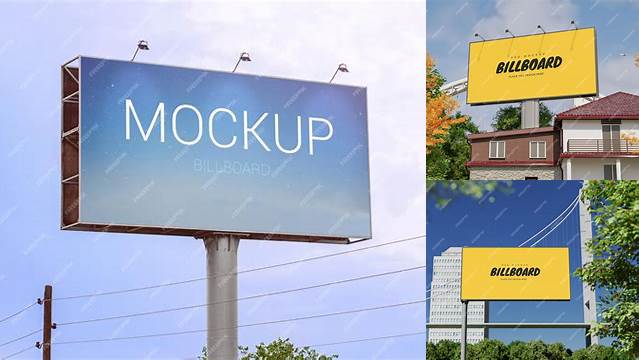 3230+ Mockup Valla Publicitaria Editable Graphic Free PSD