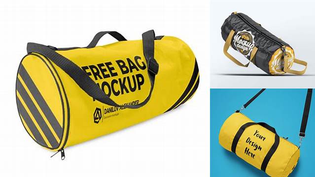 3234+ Gym Bag Mockup Free Download PSD Free Download