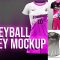 3236+ Mockup Jersey Volly Premium Design Freebie