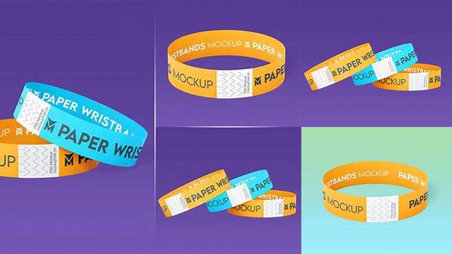 3236+ Paper Wristband Mockup Free High Resolution