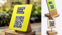 3236+ Qr Code Stand Mockup Mockup File Free Download