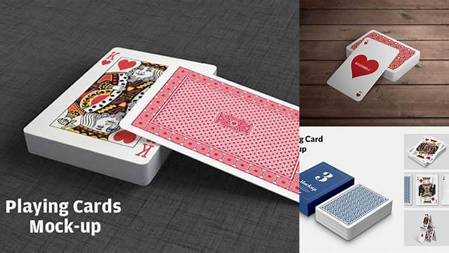 3237+ Playing Card Mockup PSD Download