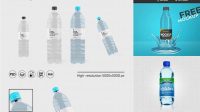 3239+ 500ml Plastic Water Bottle PSD Mockup Unique Free Photoshop Files