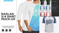 324+ Raglan T-shirt Mockup Psd Free Easy-to-Use PSD Template