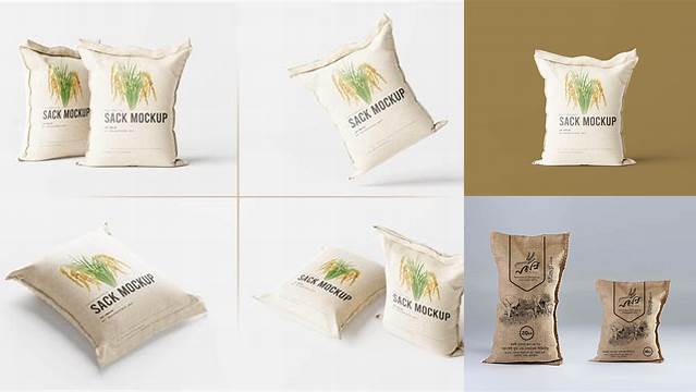 3246+ Free Rice Bag Mockup PSD Free Download