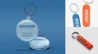 3248+ Acrylic Keychain Mockup Free Psd High-Quality Creative PSD