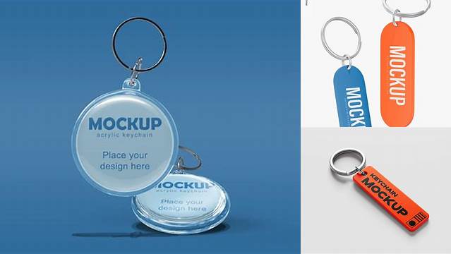 3248+ Acrylic Keychain Mockup Free Psd High-Quality Creative PSD