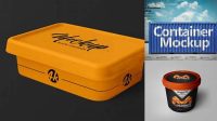 325+ Plastic Container Mockup Free Free PSD